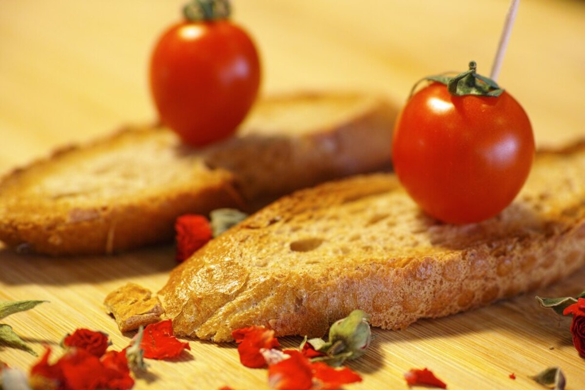 Pan con tomate