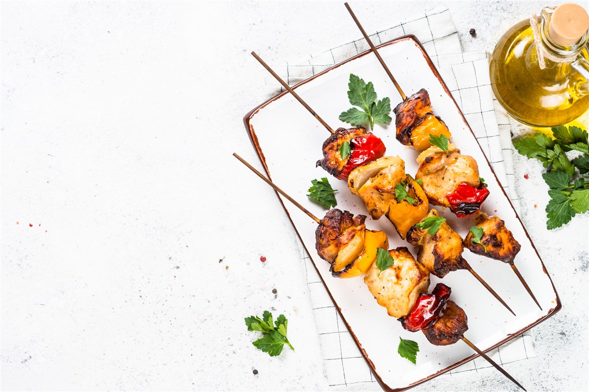 brochettes de poulet façon kebab