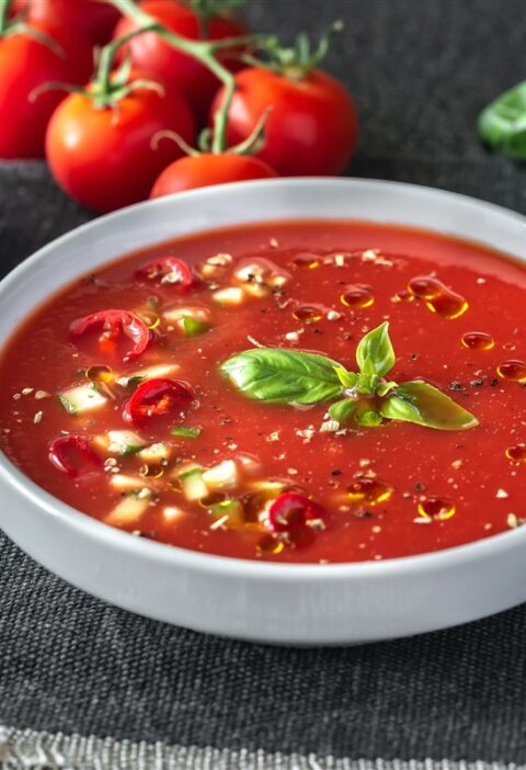 Recette traditionnelle de gaspacho