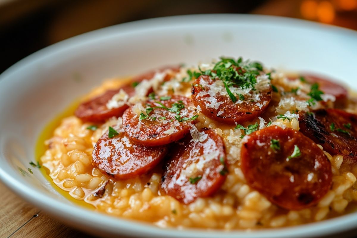 Comment réaliser un risotto chorizo au Cookeo qui ravira vos invités