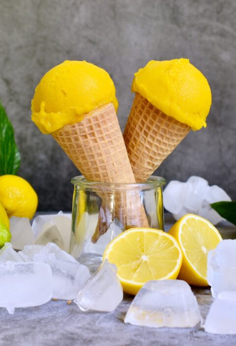 Lemon sorbet