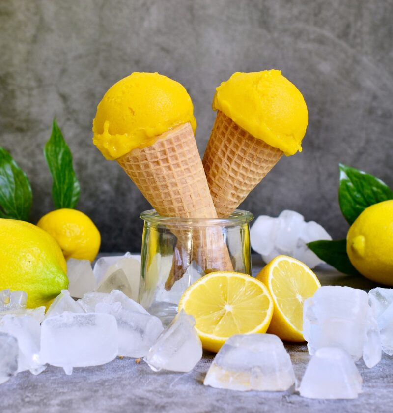 Lemon sorbet