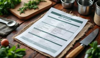 découvrez comment créer une fiche de bilan de compétences pour bac pro cuisine, efficace et pertinente. ce guide vous aidera à évaluer vos acquis, mettre en avant vos compétences culinaires et optimiser votre parcours professionnel dans le domaine de la gastronomie.