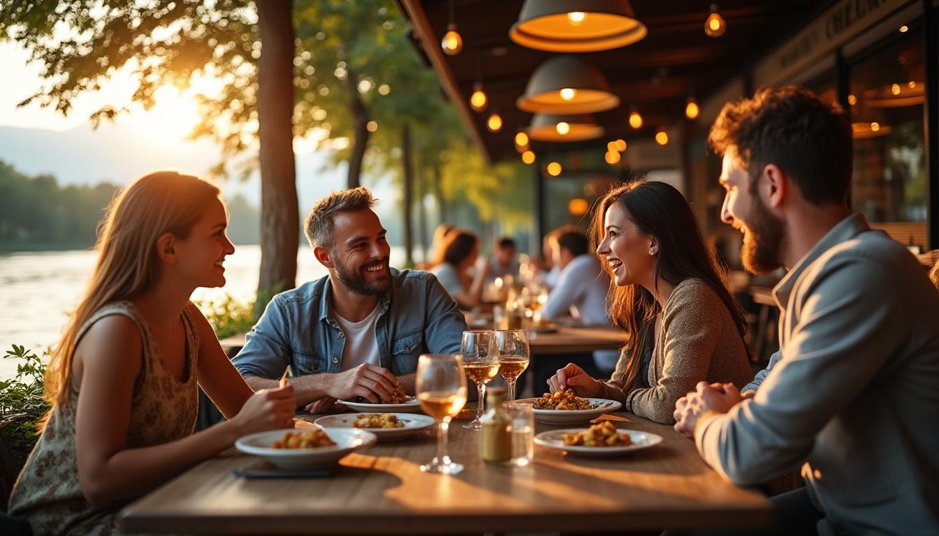 découvrez pourquoi un restaurant au bord de la marne (77) est l'endroit idéal pour une sortie en famille : cadre paisible, vue panoramique et menus adaptés à tous pour partager des moments inoubliables au fil de l’eau.