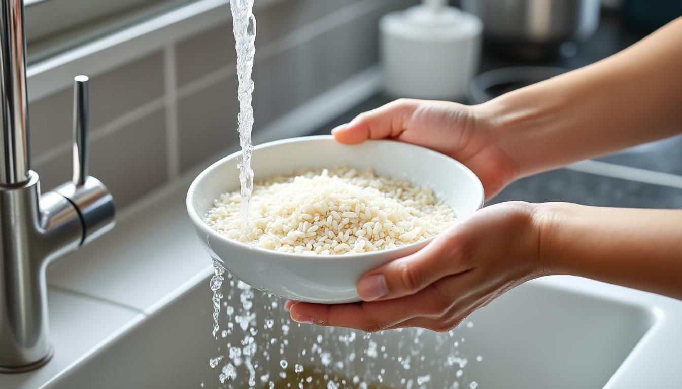 découvrez pourquoi laver le riz avant la cuisson est essentiel pour améliorer la texture de vos plats. apprenez les techniques et les avantages d'un riz parfaitement préparé pour des recettes savoureuses et réussies.