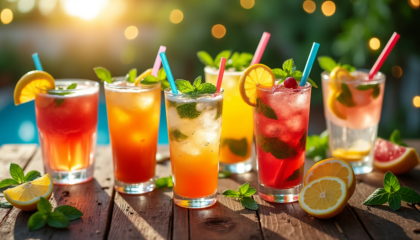 découvrez notre sélection des 5 meilleurs cocktails de l'été 2024. recettes fraîches et originales pour impressionner vos amis lors de vos soirées estivales !