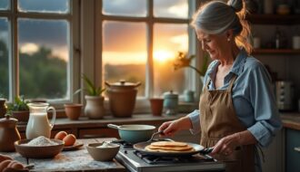 découvrez la recette authentique des pancakes de grand-mère, simple et gourmande, idéale pour des petits-déjeuners conviviaux et des moments chaleureux en famille.