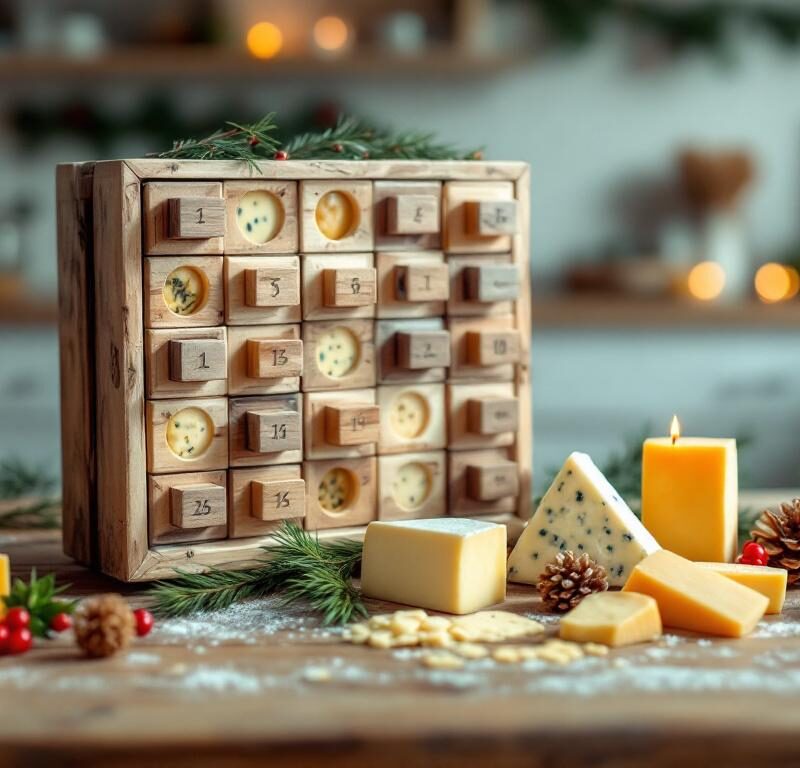 découvrez comment créer facilement votre propre calendrier de l'avent au fromage fait maison, une idée gourmande et originale pour les fêtes.