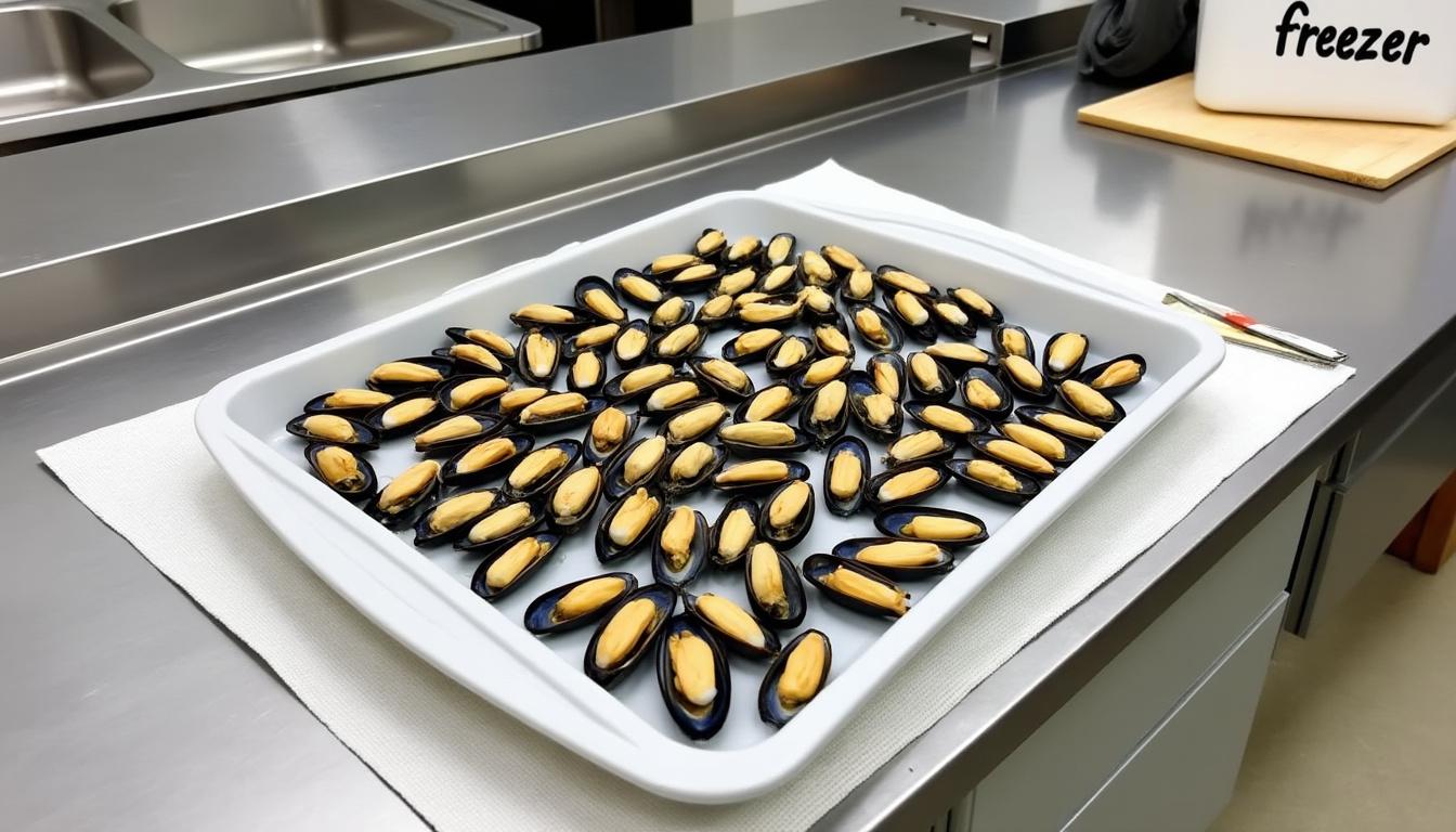 apprenez à congeler parfaitement des moules cuites avec coquille tout en préservant leur saveur et leur texture. suivez nos astuces simples pour conserver la qualité des moules longtemps.