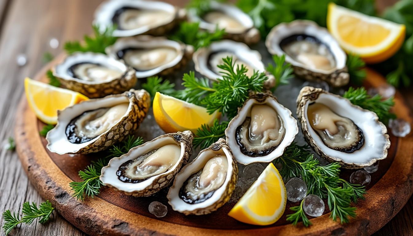 découvrez les bienfaits des huîtres pour la santé et apprenez combien d'huîtres il est conseillé de consommer quotidiennement pour allier gastronomie et équilibre nutritionnel.