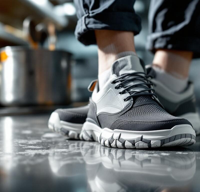 découvrez les dernières tendances en vêtements de travail avec un focus sur les chaussures de sécurité pour cuisine, alliant confort, sécurité et style pour les professionnels du secteur.