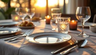 découvrez la signification de la position des couverts en fin de repas et maîtrisez les règles d’étiquette à table pour impressionner vos convives lors de vos dîners.