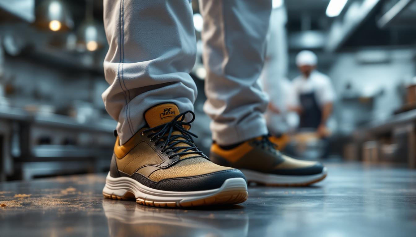 découvrez pourquoi choisir les meilleures marques de chaussures de sécurité de cuisine est essentiel pour protéger et assurer le confort de votre équipe au travail.