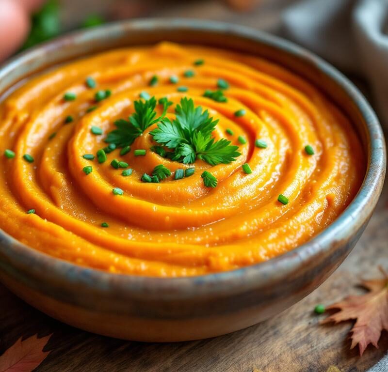 découvrez notre recette de purée de patate douce, une alternative savoureuse et colorée idéale pour réchauffer vos repas cette saison.