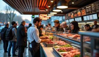 découvrez le service de viande halal chez quick, offrant des options savoureuses et adaptées à tous les clients soucieux de respecter leurs choix alimentaires.