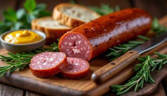 découvrez la saucisse de montbéliard bio, un trésor fumé authentique qui fait son grand retour dans nos assiettes pour des saveurs riches et naturelles.