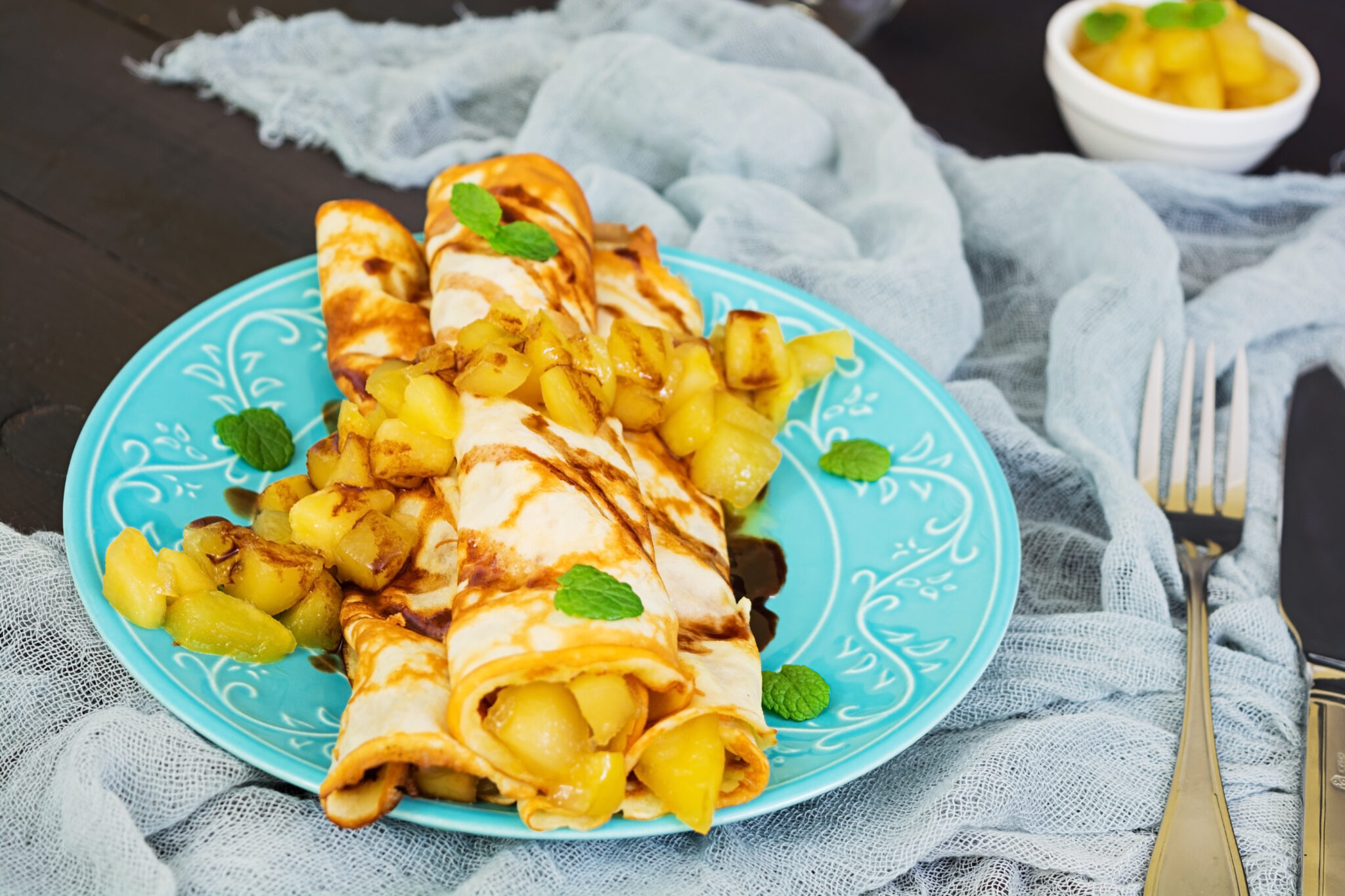 crêpe au pomme