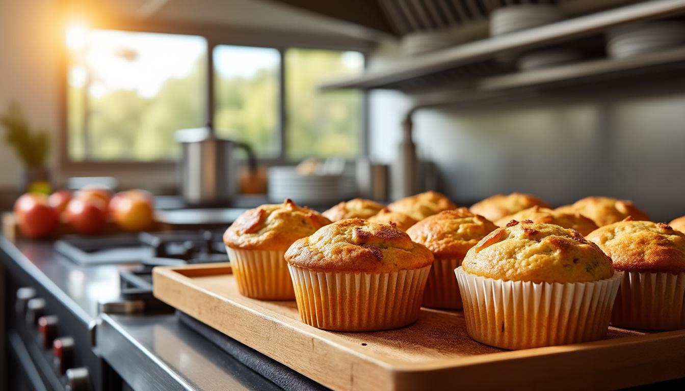 découvrez la recette secrète des muffins aux pommes de cyril lignac, simple et délicieuse, à préparer facilement chez vous pour un moment gourmand.