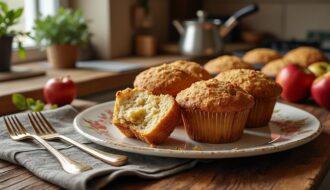 découvrez la recette des muffins aux pommes de cyril lignac, facile à réaliser chez vous. suivez ses astuces pour des muffins moelleux et savoureux à chaque fournée.
