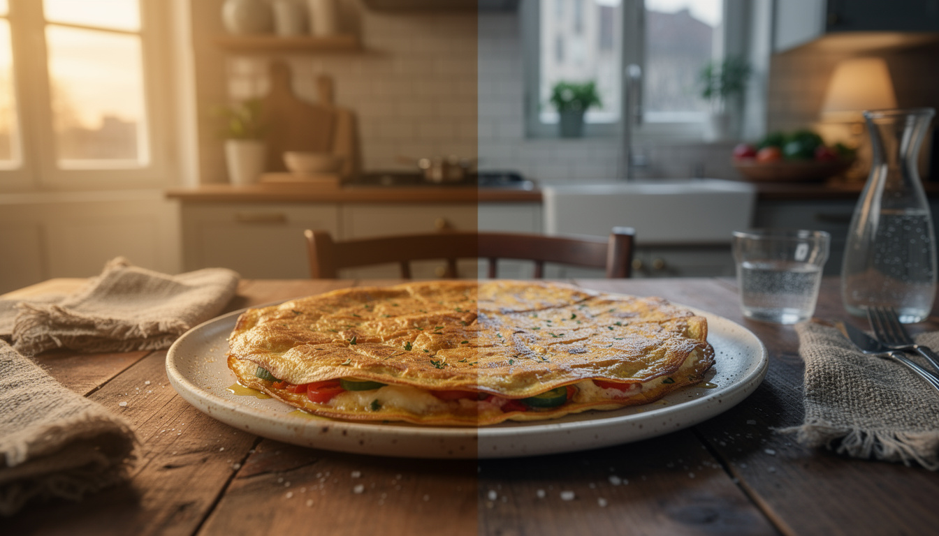 découvrez les bienfaits de la tortilla au four de cyril lignac, une recette savoureuse et équilibrée idéale pour un repas sain et gourmand.