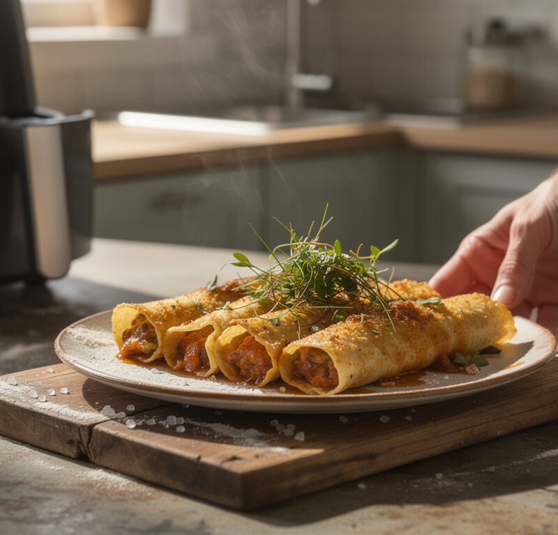 découvrez une recette simple et rapide de cannelloni à l'air fryer pour régaler et impressionner vos invités à coup sûr.