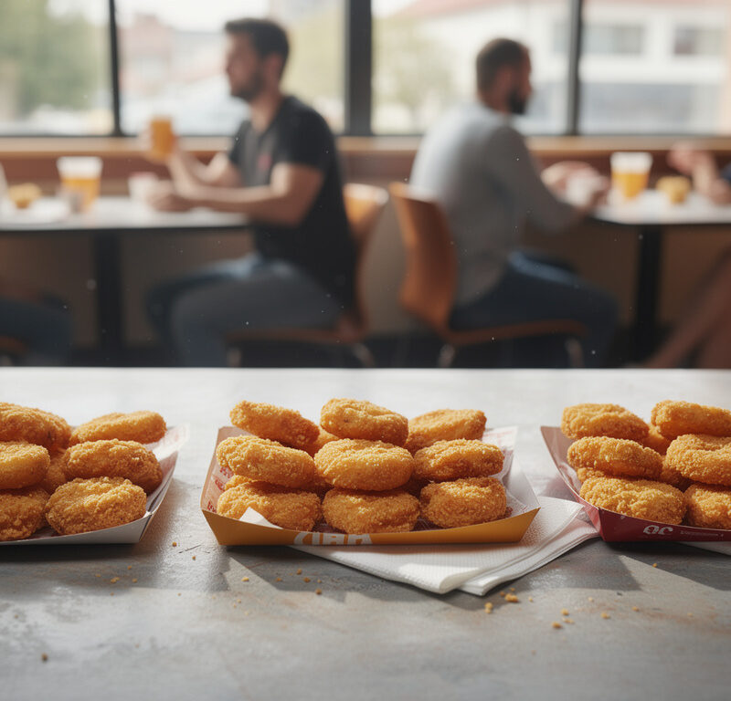 comparez le prix des 20 nuggets chez mcdonald's avec ceux d'autres fast-foods et trouvez la meilleure offre pour satisfaire votre envie de nuggets.