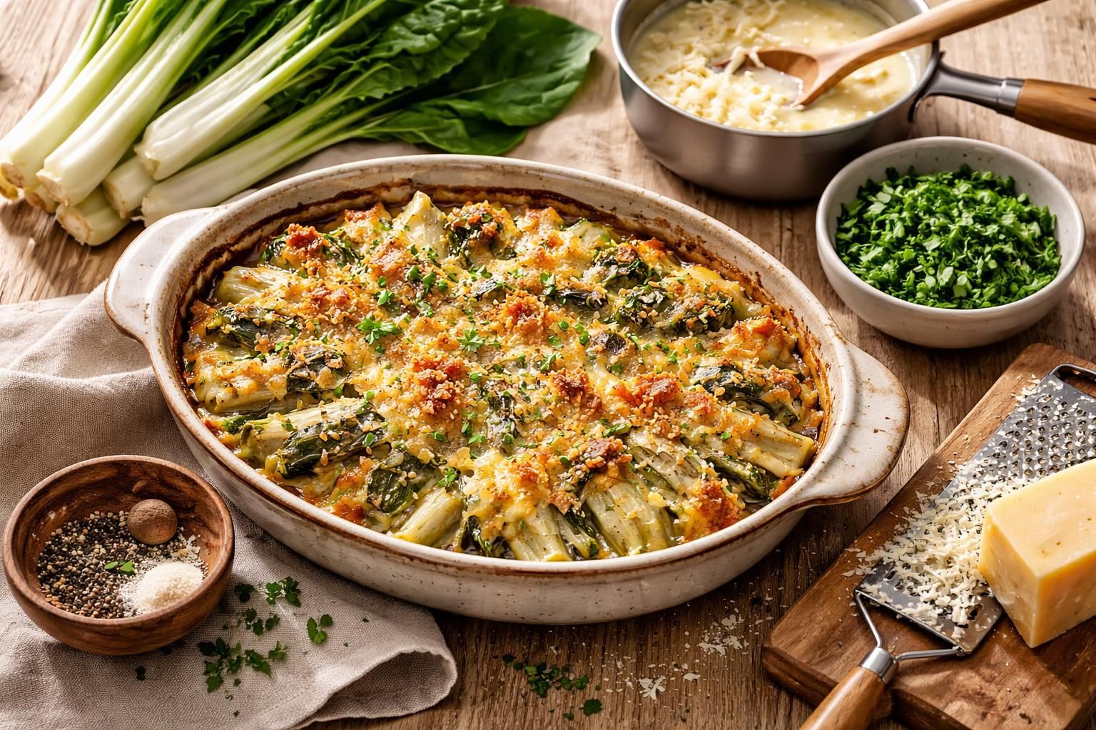 découvrez 5 astuces faciles pour réussir un gratin de côtes de blettes savoureux et léger, sans utiliser de béchamel. idéal pour une recette gourmande et saine!