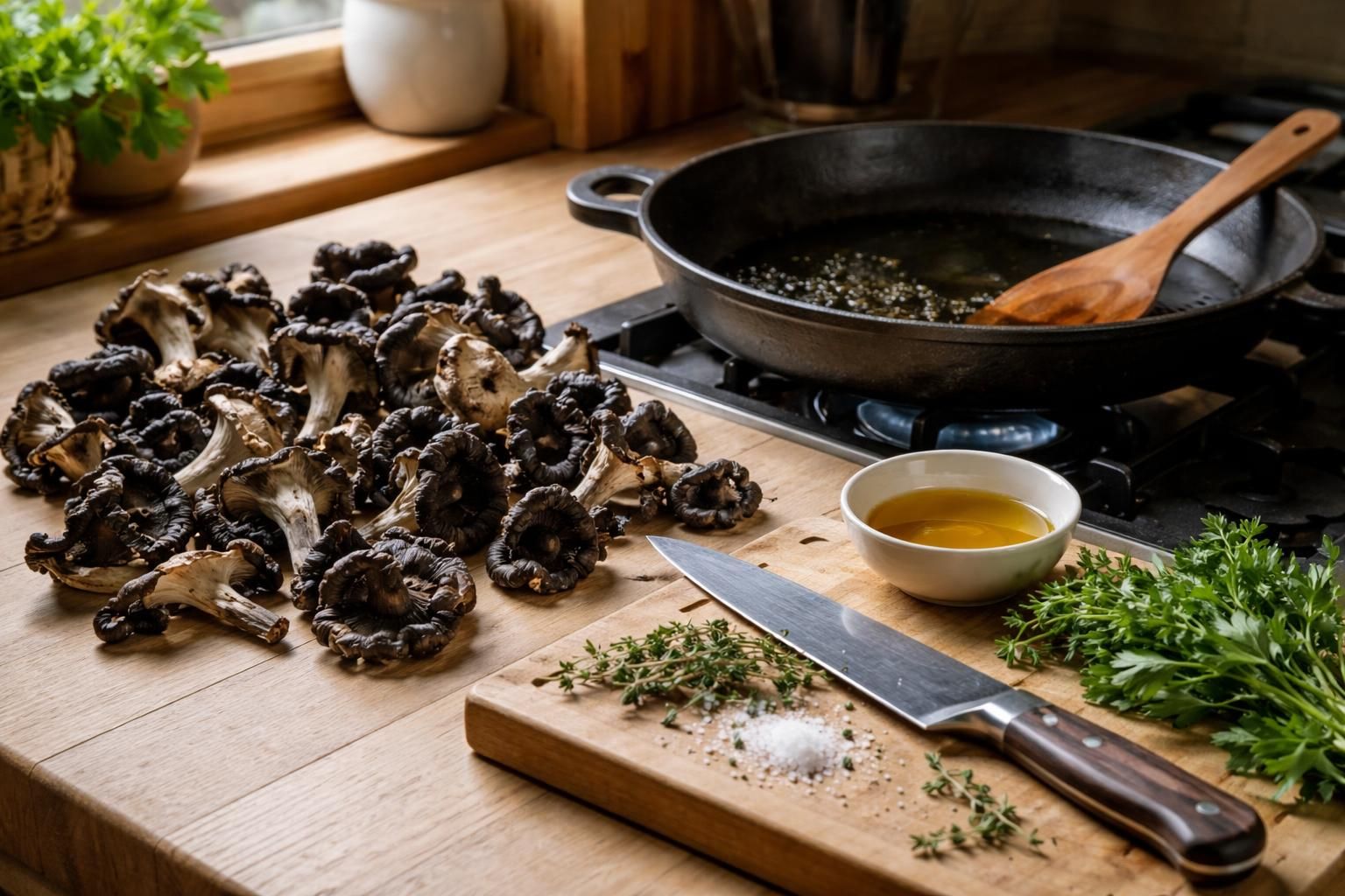 découvrez comment cuire des trompettes de la mort avec nos astuces incontournables et recettes savoureuses pour sublimer ce champignon délicat.