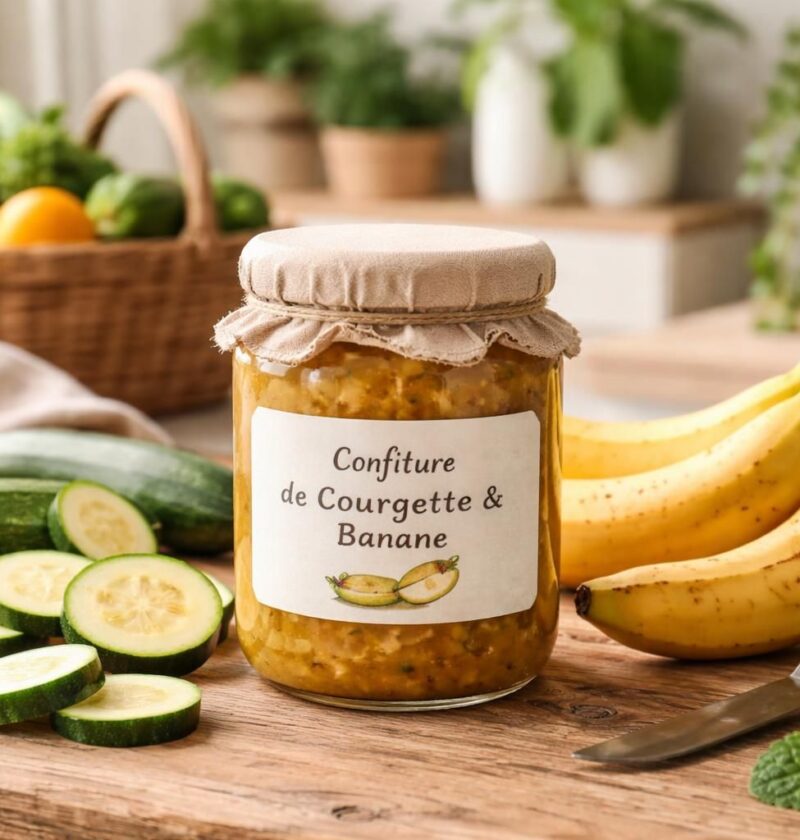 découvrez la confiture courgettes bananes, un délice écoresponsable alliant douceur et originalité, parfait pour des petits-déjeuners gourmands et responsables.