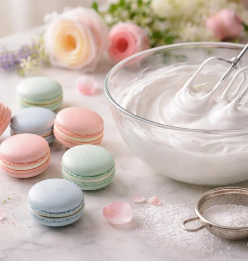 découvrez la recette parfaite du macaron alliant élégance et douceur grâce à la meringue française, expliquée étape par étape pour réussir vos pâtisseries maison.