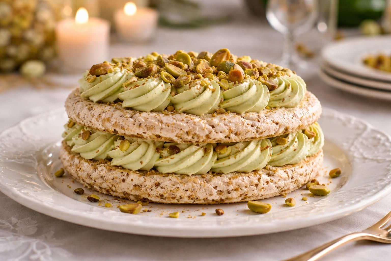 découvrez la dacquoise pistache, un dessert incontournable alliant douceur et croquant, parfait pour sublimer vos fêtes et émerveiller vos invités.