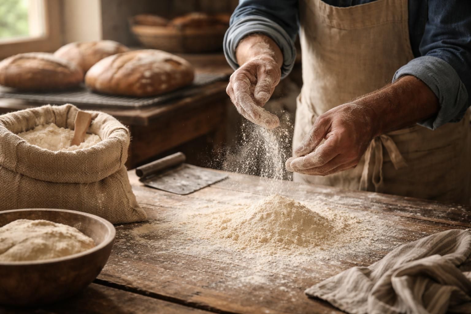 découvrez les astuces de boulanger pour utiliser la farine idéale et réussir un savoureux pain de campagne maison, croustillant et parfumé.