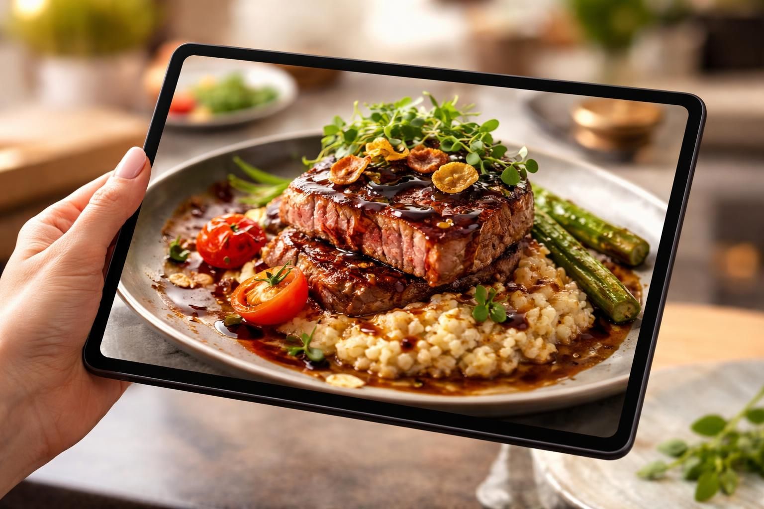 découvrez comment sublimer vos photos de plats avec un rendu plus gourmand sur votre tablette samsung galaxy pour des clichés alléchants et professionnels.