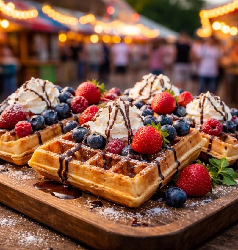 découvrez des recettes irrésistibles de gaufriers maison, croustillantes et moelleuses, pour retrouver le goût authentique des fêtes foraines ce week-end.