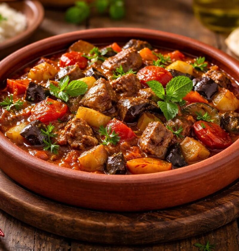 découvrez le guvec turc, un plat traditionnel riche en saveurs authentiques, parfait pour une explosion gustative dans votre assiette.