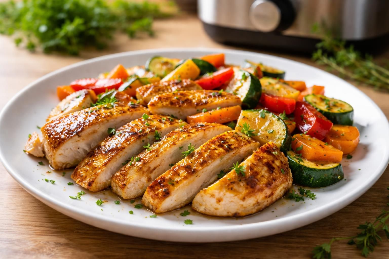découvrez l'émincé de poulet à l'air fryer, une recette simple, saine et savoureuse à adopter pour des repas légers et gourmands en toute facilité.