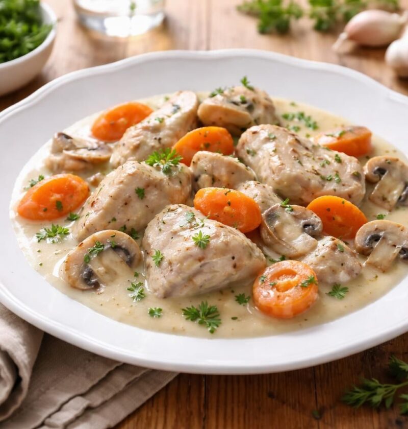 découvrez les secrets pour préparer une blanquette de dinde facile et délicieuse en moins d'une heure, parfaite pour un repas savoureux et rapide.