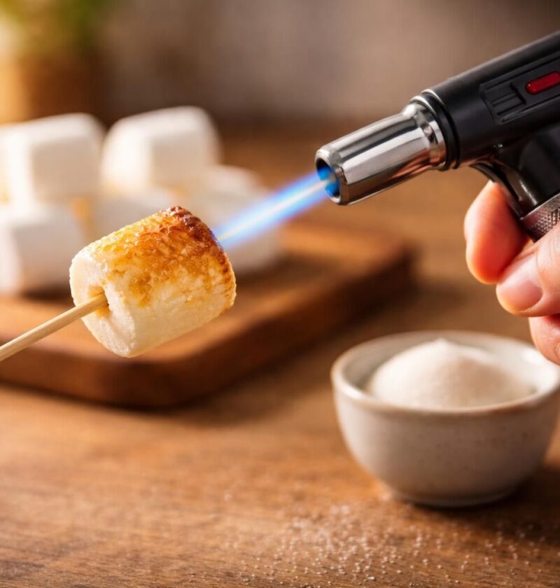 découvrez nos astuces pour griller parfaitement vos chamallows au chalumeau de cuisine sans les brûler, pour une gourmandise réussie à coup sûr.
