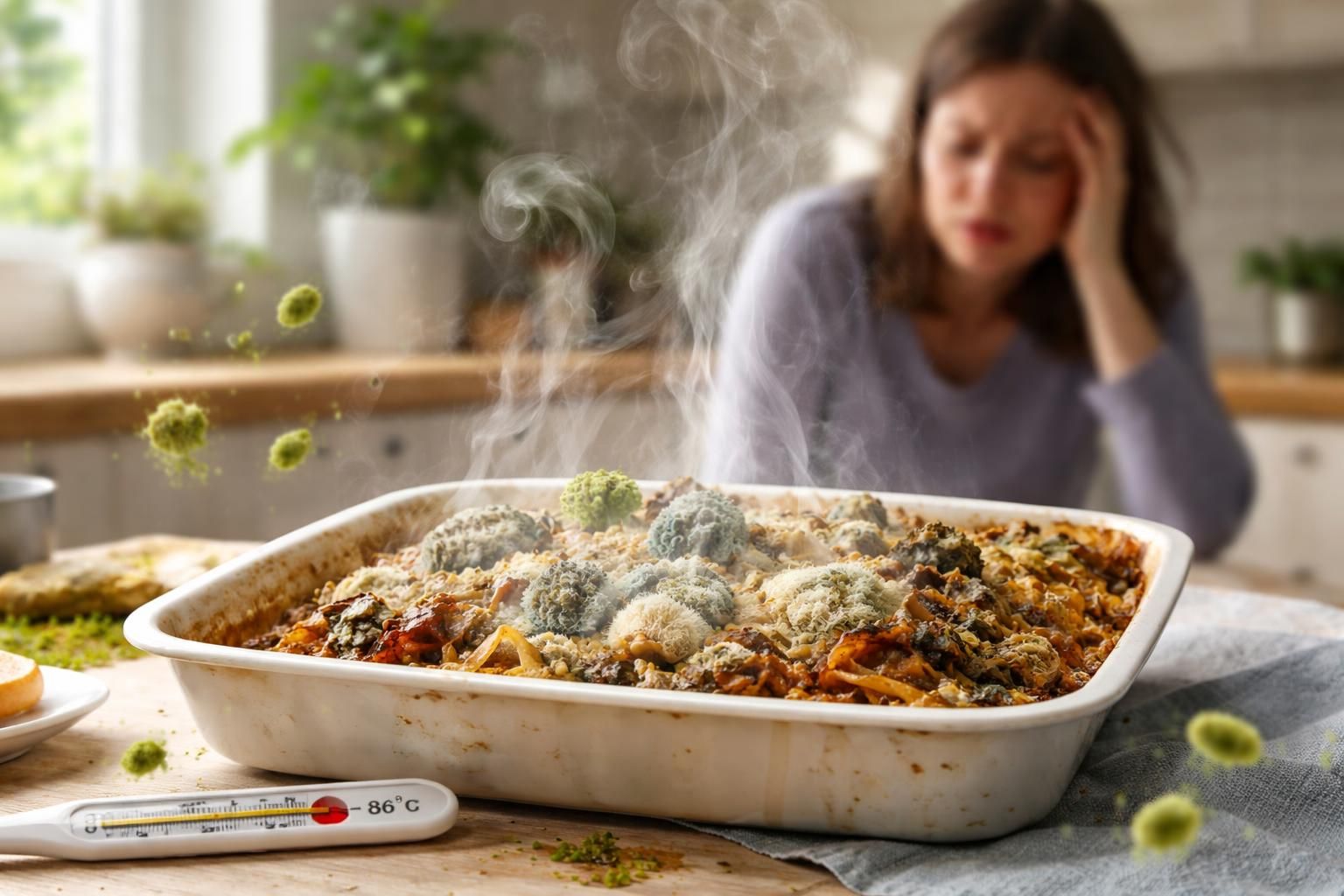 découvrez les risques pour votre santé liés à la consommation d'un plat oublié hors du frigo et comment éviter les intoxications alimentaires.
