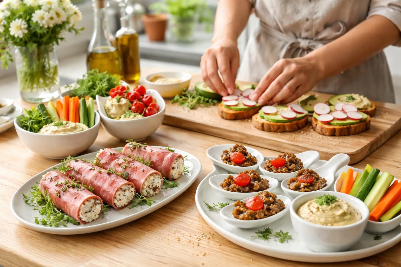 découvrez une recette d'amuse-bouche facile et rapide sans cuisson pour vous amuser en cuisine sans allumer le four. idéal pour des apéritifs légers et savoureux !