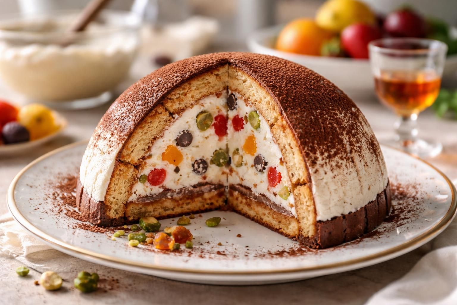 découvrez la recette de zuccotto, un dessert italien alliant parfait équilibre entre saveurs gourmandes et textures fondantes pour un plaisir authentique.