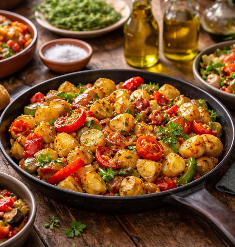 découvrez nos recettes délicieuses d'accompagnements pour le poulet basquaise, notamment des pommes de terre savoureuses à essayer absolument pour sublimer votre repas.