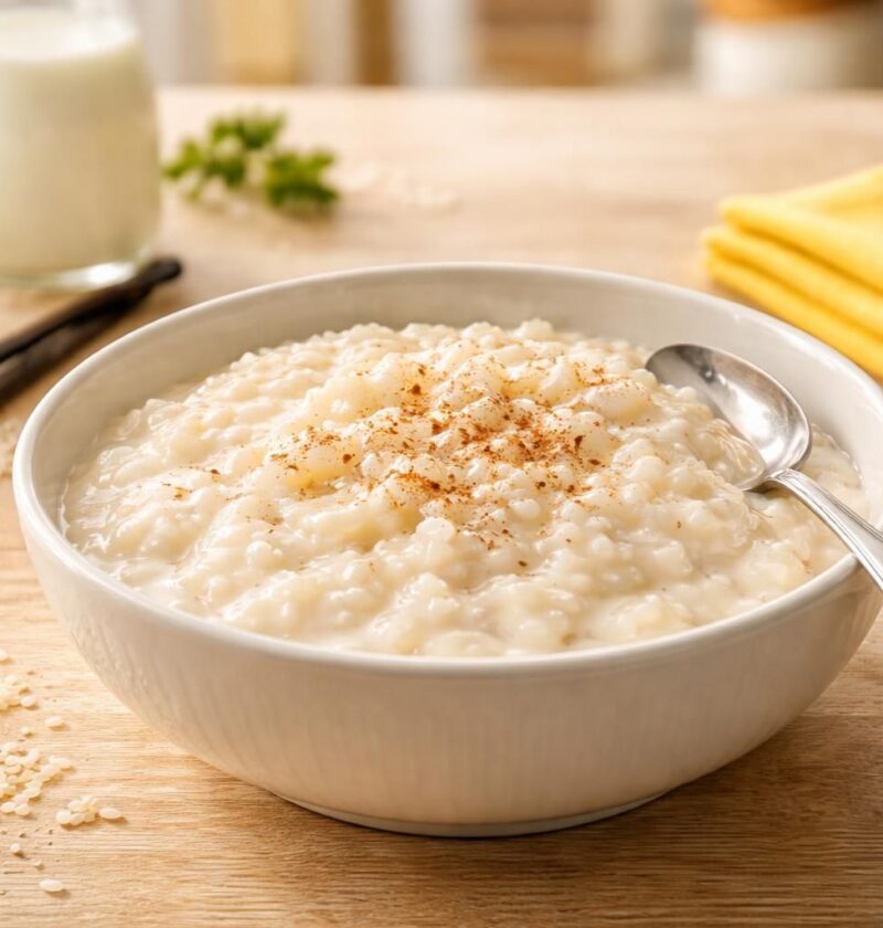 découvrez la recette facile et gourmande du riz au lait de cyril lignac, un dessert classique et savoureux à réaliser chez vous pour régaler toute la famille.