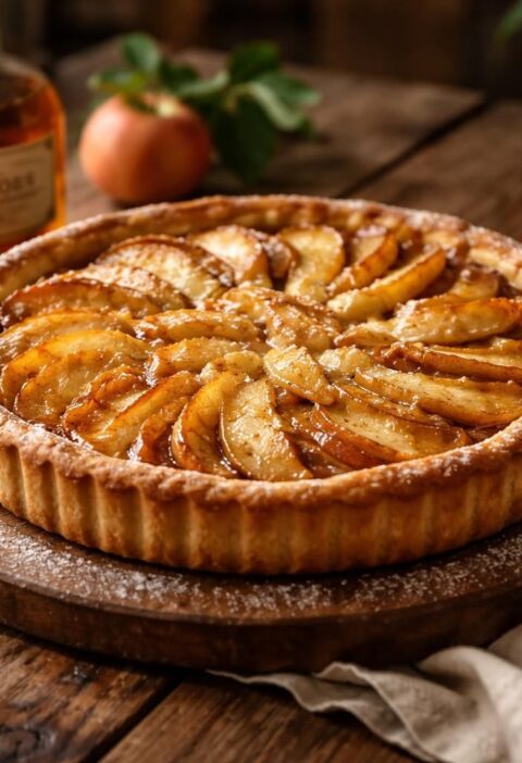 découvrez la recette authentique de la tarte aux pommes normande façon grand-mère, un classique de la tradition culinaire à savourer en famille.