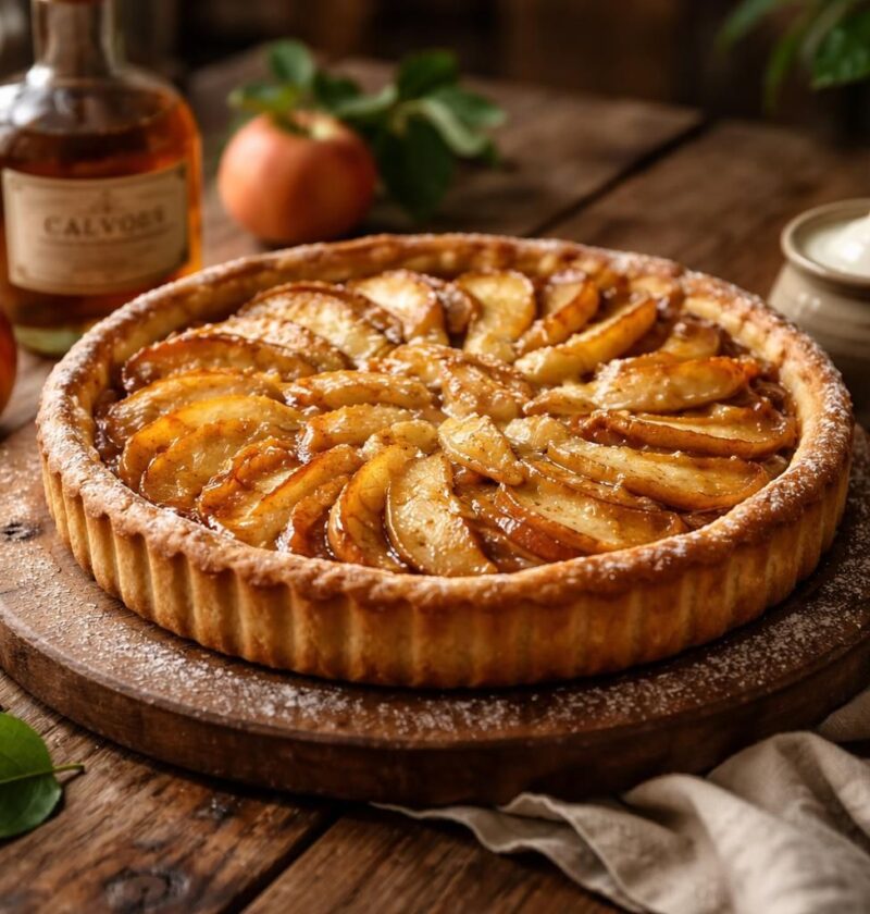découvrez la recette authentique de la tarte aux pommes normande façon grand-mère, un classique de la tradition culinaire à savourer en famille.