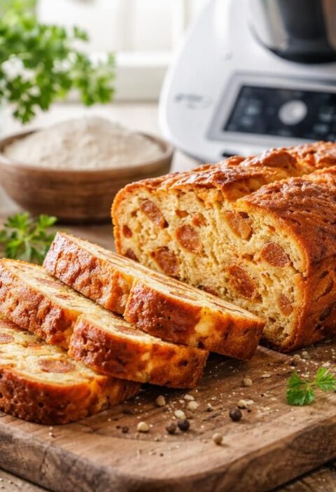 découvrez notre recette facile et rapide de cake au chorizo au thermomix, parfaite pour des apéros savoureux et gourmands.