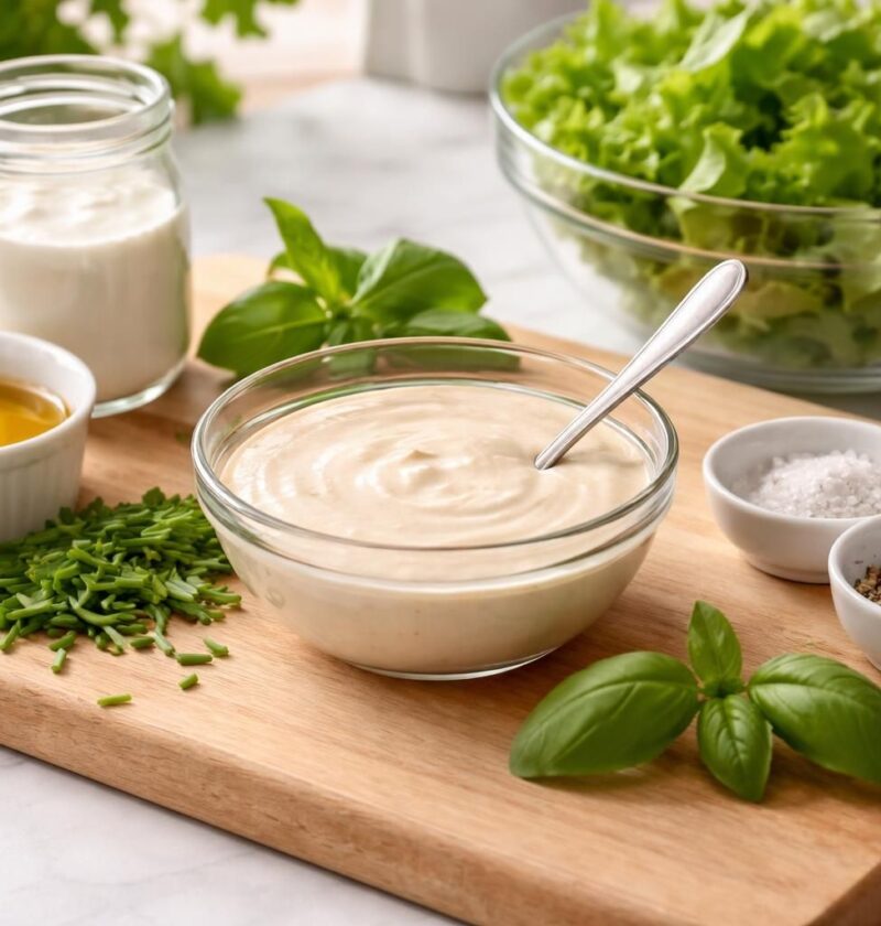 découvrez comment préparer une sauce de salade savoureuse sans utiliser de vinaigre ni de citron, en moins de cinq minutes, avec des ingrédients simples et naturels.