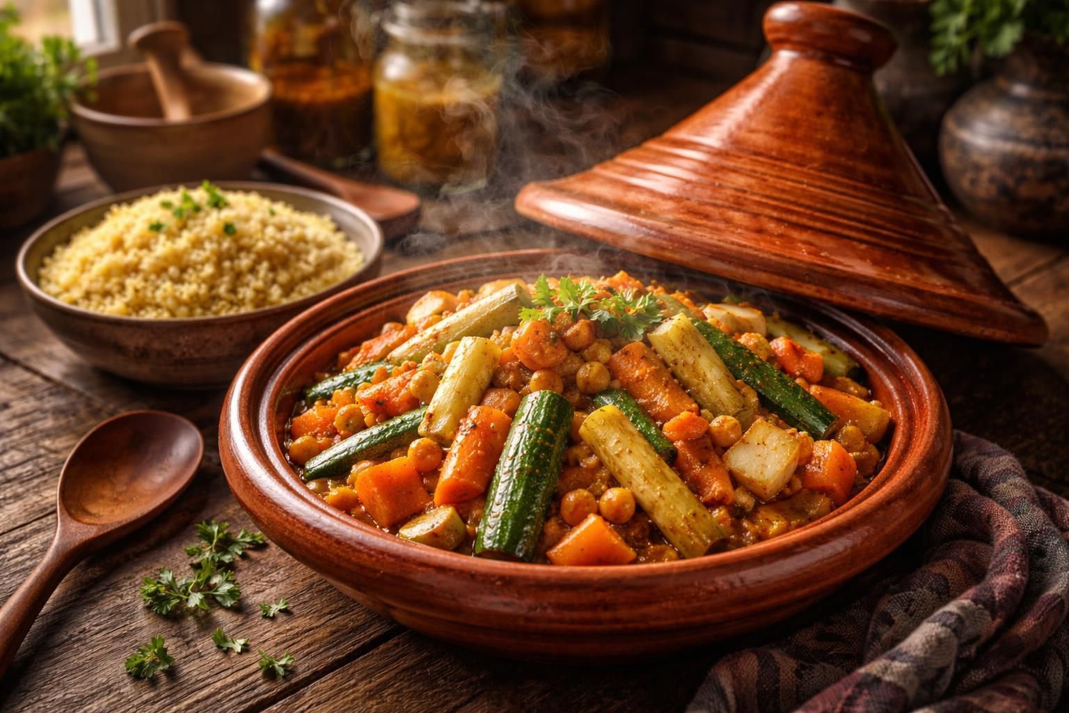 découvrez comment préparer une savoureuse recette de tajine de légumes et racines au millet, alliant simplicité, goût et bienfaits pour une cuisine saine et gourmande.