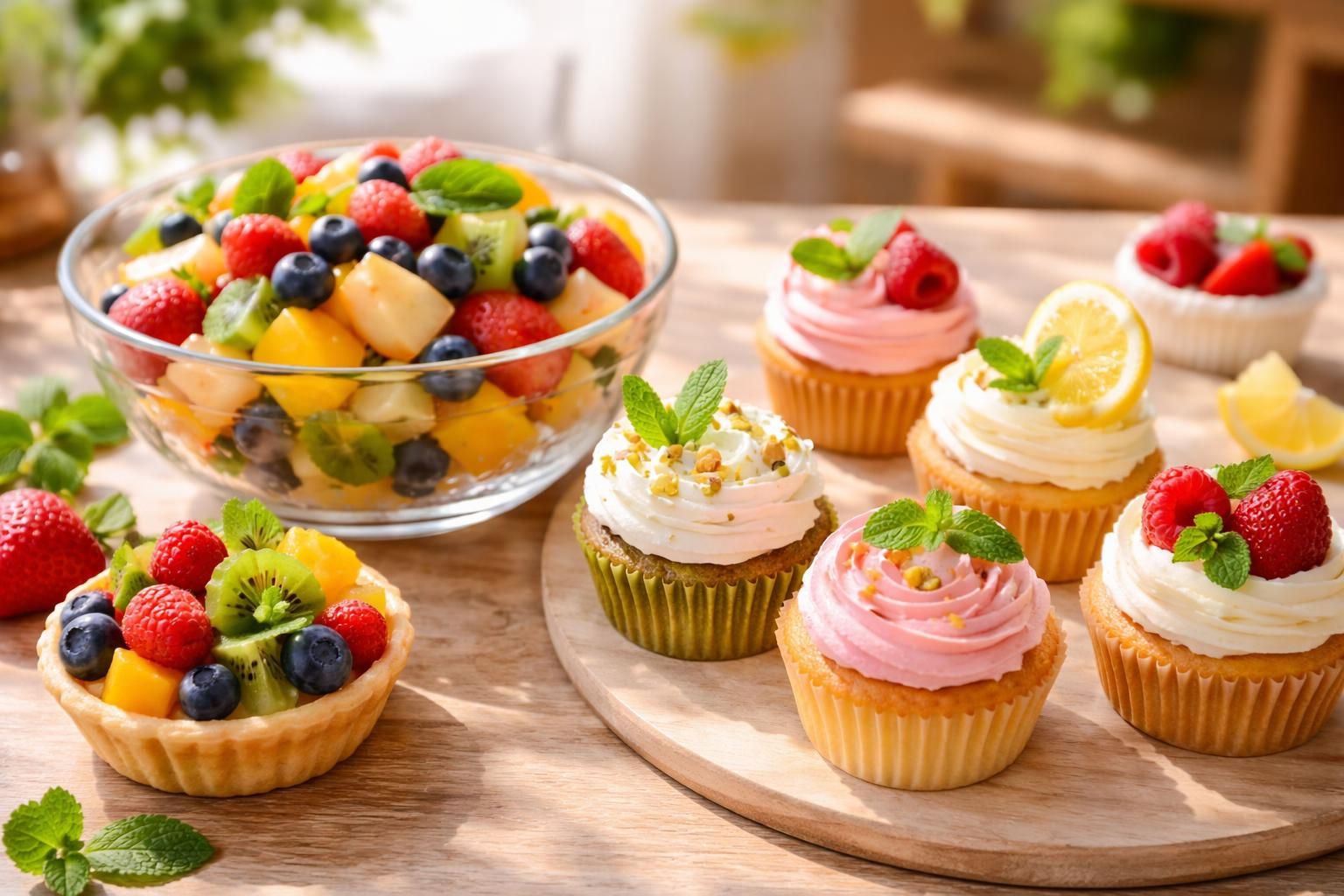 découvrez des idées créatives de petits gâteaux parfaits pour accompagner une salade de fruits, alliant douceur et fraîcheur pour un dessert léger et gourmand.