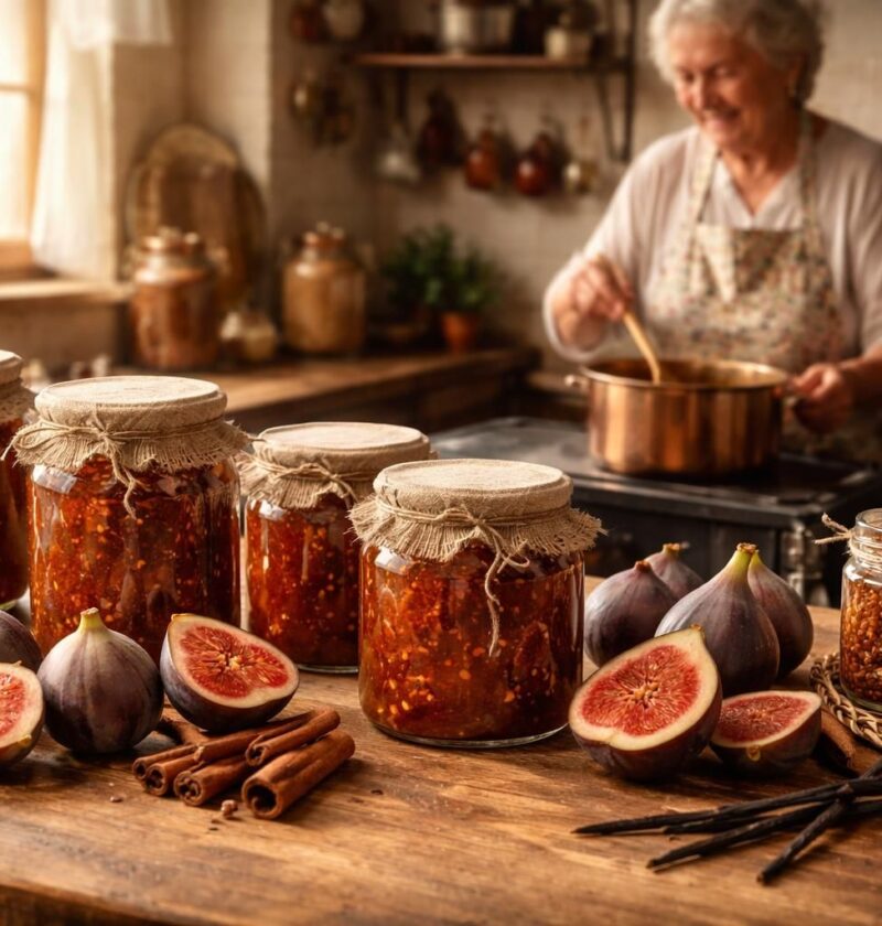 découvrez la recette de grand-mère de la confiture de figues, un savoureux délice sucré à partager en famille. facile à préparer et pleine de tradition.